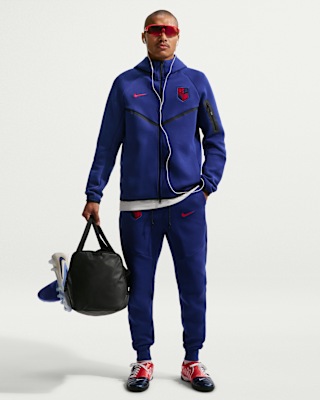 Tロゴ ハイネックジャージ ネイビー/レッド USA+M+NK+TCH+FLC+JGGR.png
